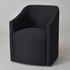 Rafa Performance Dining Chair with Casters - Upholstered Dining Chair | Modern Dining Chairs | Kinwell Furniture | Performance Fabric Dining Chairs